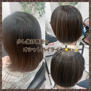 ミディアム TELAHAIR 伊藤 咲里奈のヘアスタイル