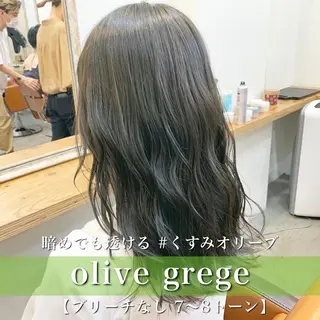 ミディアム カラー navile原宿 yumaのヘアスタイル