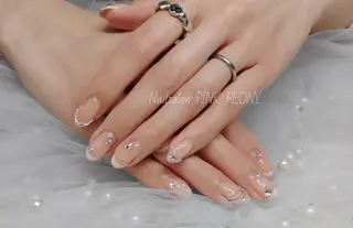 ネイル PINK PEONY AMIのネイルデザイン