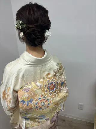 ミディアム カラー ヘアアレンジ 💟Opus // Mizuki🐕のヘアスタイル