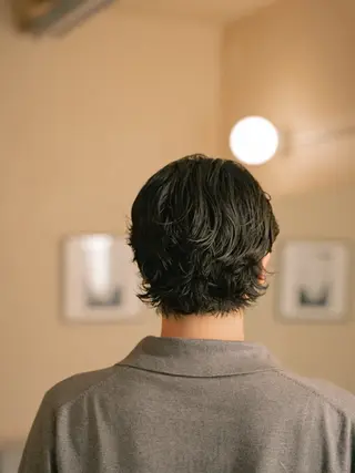 ミディアム カラー パーマ メンズ 🔗メンズサロン🔗 Kieのヘアスタイル