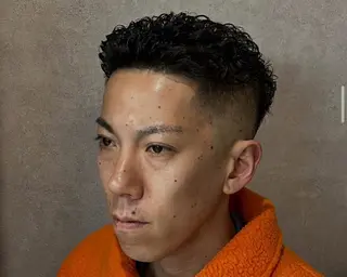 ショート パーマ メンズ 田上 雄貴 横浜関内/床屋のヘアスタイル
