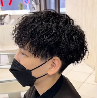 パーマ メンズ ダメージレス縮毛矯正 メンズも歓迎 細谷のヘアスタイル