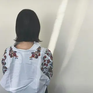 ミディアム カラー パーマ ヘアアレンジ ネイル マツエク・マツパ iplus　眉毛と まつげパーマ専門店のマツエク・マツパデザイン