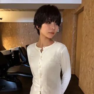 ショート パーマ 落合 優樹のヘアスタイル