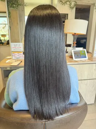 ロング 福島 望のヘアスタイル