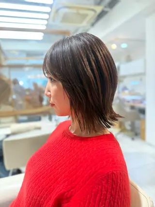 ショート カラー 安永 涼のヘアスタイル
