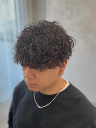ショート パーマ メンズ 【tocca茨木】 MOMOKAのヘアスタイル