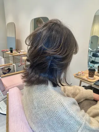 セミロング カラー ✂️似合わせの魔術師 石田一樹✂️のヘアスタイル