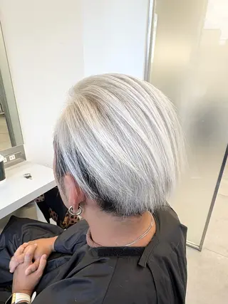 ショート カラー メンズ 天野 利咲のヘアスタイル