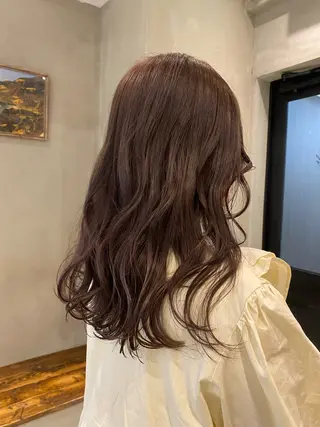 セミロング 新宿/顔周りカット +レイヤー=しずく♩のヘアスタイル