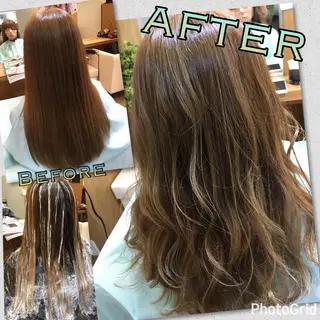 ロング 平 一裕のヘアスタイル