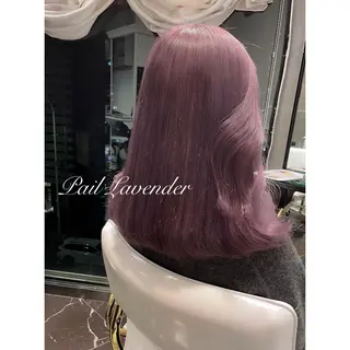 セミロング カラー miyu /トレンド カラー×艶髪のヘアスタイル
