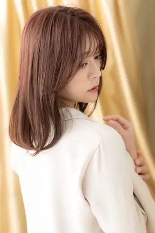 ミディアム カラー パーマ クセ毛解決💠艶髪 縮毛矯正💠棚村竜太のヘアスタイル