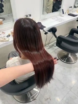 ロング カラー ヘアアレンジ 暖色/ブリーチなし カラー/Anri🌹のヘアスタイル