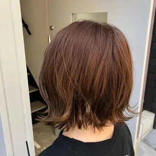 ショート カラー やまさきえりこ ニュアンスパーマのヘアスタイル
