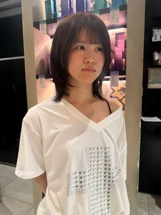 ミディアム rin☆ 似合わせカットのヘアスタイル
