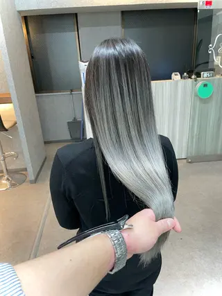 ロング 小嶋 司のヘアスタイル