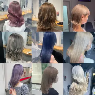 セミロング カラー 🦋ハイトーンボブ ショート🦋トシキのヘアスタイル