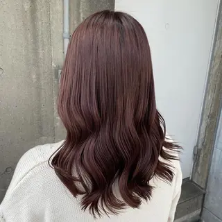ロング カラー ヘアアレンジ 縮毛矯正/髪質改善/ ブリーチ毛/木元渓太のヘアスタイル