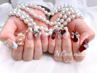 ネイル 長いだし/スカルプ/ パラシェルN.oneのネイルデザイン