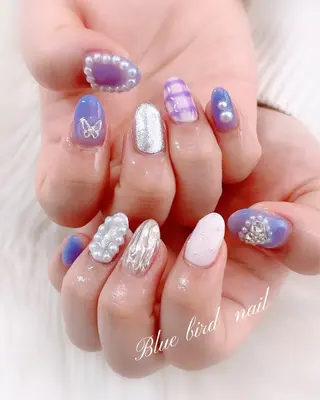 ネイル Blue bird  nailのネイルデザイン