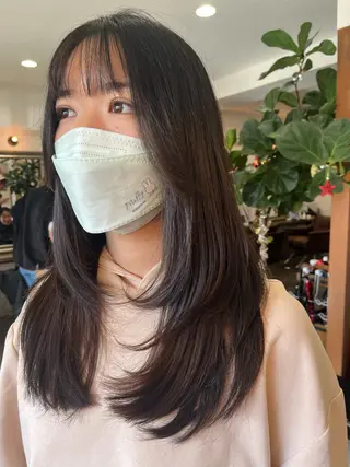 ロング 🫧透明感カラー× レイヤー🫧HARUのヘアスタイル