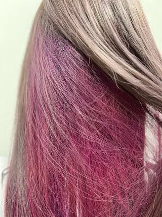 ロング 🐰ハイトーンカラー 畠山 渡🐰のヘアスタイル