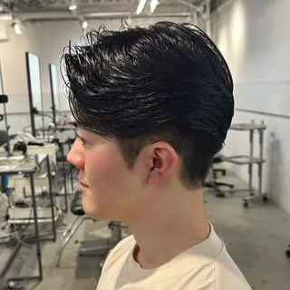 ショート パーマ メンズ メンズ清潔感のプロ 💈メンズパーマ藤田のヘアスタイル