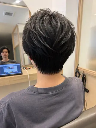ショート メンズ 久木原 ゆりのヘアスタイル