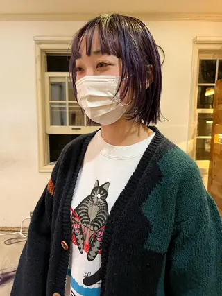 ショート カラー eri kinjoのヘアスタイル