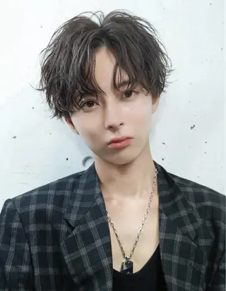パーマ メンズ メンズヘア Hikaruのヘアスタイル