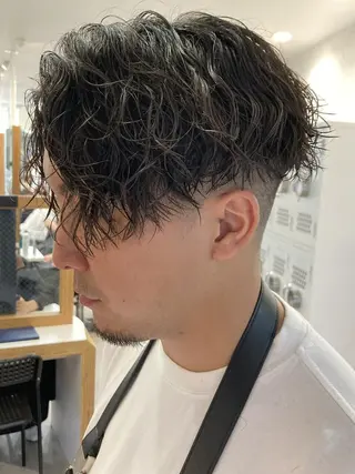 ショート パーマ メンズ SENTA✨メンズ パーマ✨fifth栄のヘアスタイル