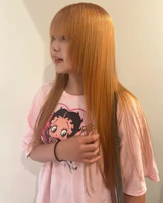 ロング Riko/ カットモデル募集❤︎のヘアスタイル