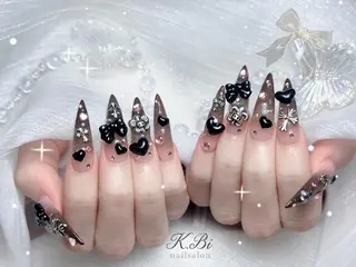 ネイル K.bi_nail ネイル長さ出し専門店のネイルデザイン