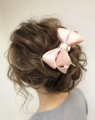 セミロング カラー パーマ ヘアアレンジ ネイル マツエク・マツパ 吉川 宙翔のヘアスタイル