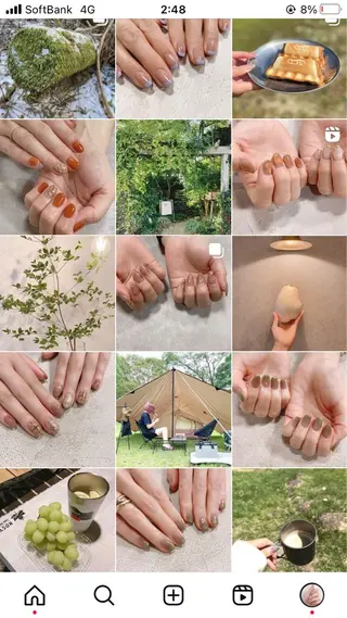 ネイル 玉造、森ノ宮 fran2 nailのネイルデザイン