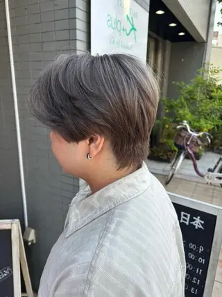 ショート カラー メンズ ✨Kplus✨ 熊坂　みのり✨のヘアスタイル