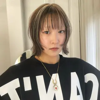 ミディアム カラー 🪅ブリーチカラー 🪅琉羽Ruuのヘアスタイル