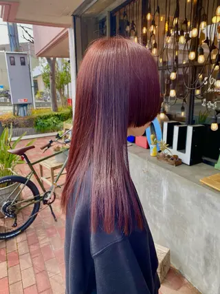 ロング slow✂︎ 矢野芹奈のヘアスタイル