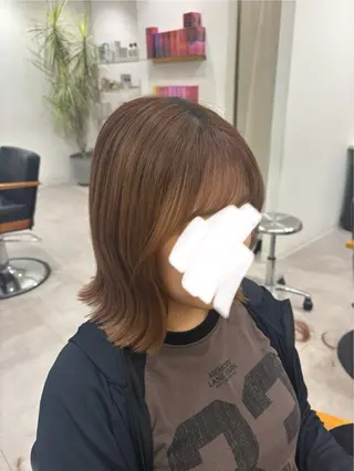ミディアム 田中澪🩵ྀི /HUG横浜のヘアスタイル