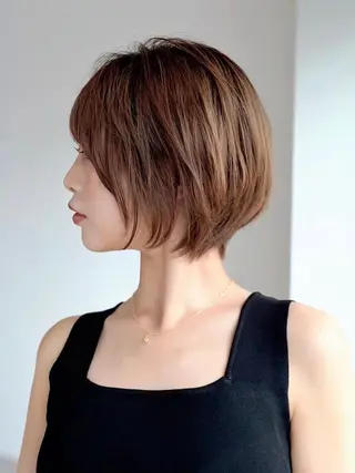 ショート soy kufu 川勝のヘアスタイル