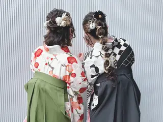 ミディアム ヘアメイク MEGUのヘアスタイル