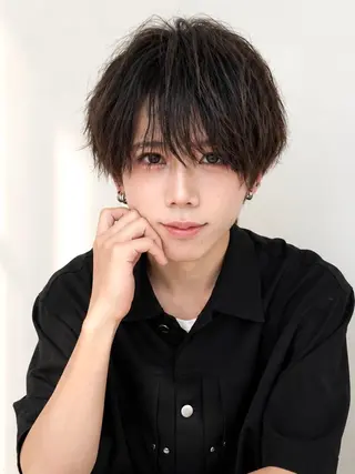 ミディアム カラー パーマ ヘアアレンジ メンズ メンズZina代表 田端 麗治のヘアスタイル