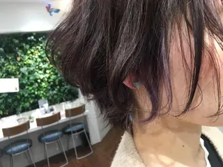 ショート カラー ヘアアレンジ 🤍山本千尋 /ボブ/パーマ🤍のヘアスタイル