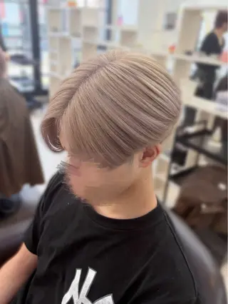 ショート カラー メンズ ブリーチ 💕カット 💕みゆう💕大宮のヘアスタイル