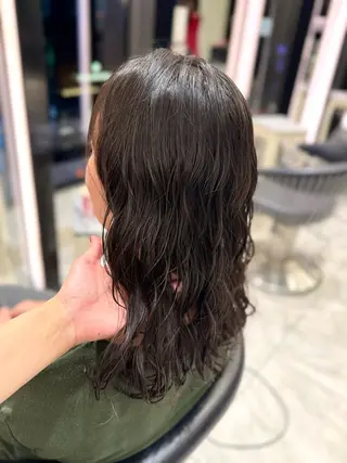 ミディアム パーマ ボブ・ショート 🌻Yurinaのヘアスタイル