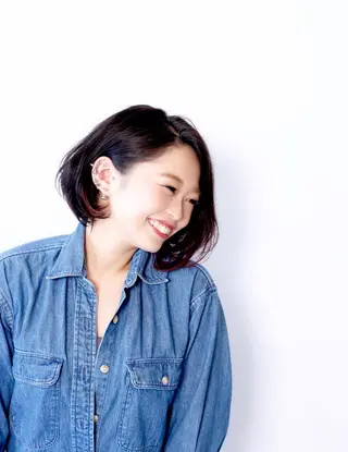 ミディアム 矢端 しほみのヘアスタイル