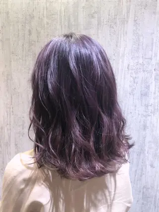ミディアム YOFAhair芦屋 峰★カラーリストのヘアスタイル