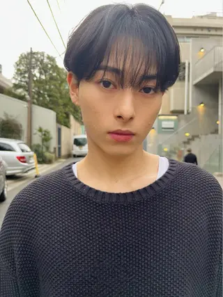 ショート メンズ メンズ🍃ナチュラル 韓国風ヘアRENのヘアスタイル
